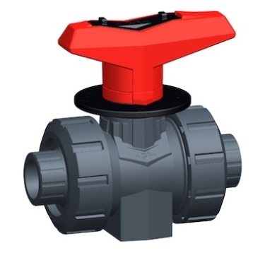 +GF+球閥 546型線(xiàn)性球閥，日標(biāo)PVC-U手動(dòng)球閥