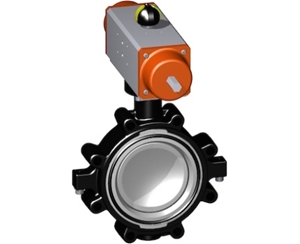 242型凸耳式蝶閥， 不帶手動手柄、GF蝶閥 氣動蝶閥