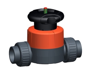 +GF+514型隔膜閥，PVC-U 無硅 帶Rp內螺紋承插端